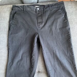 EUC RSQ Slim Zipper Front Black Pants 36 x 30